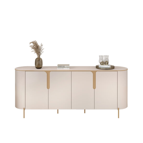 BUFFET CLEO 196cm OFF WHITE 100% MDF - Image 3