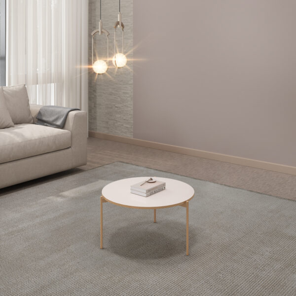 MESA DE CENTRO BELA 69cm OFF WHITE 100% MDF - Image 2