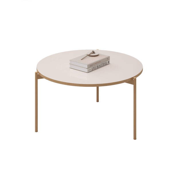 MESA DE CENTRO BELA 69cm OFF WHITE 100% MDF - Image 3