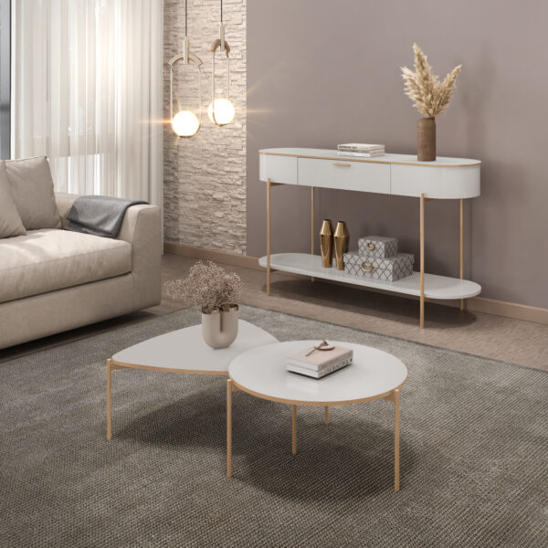 CONJUNTO MESA DE CENTRO ISA E BELA cm BALI/BALI 100% MDF