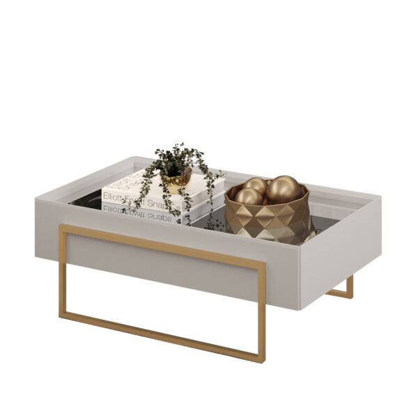 MESA DE CENTRO PILAR 91,5cm BALI 100% MDF - Image 5