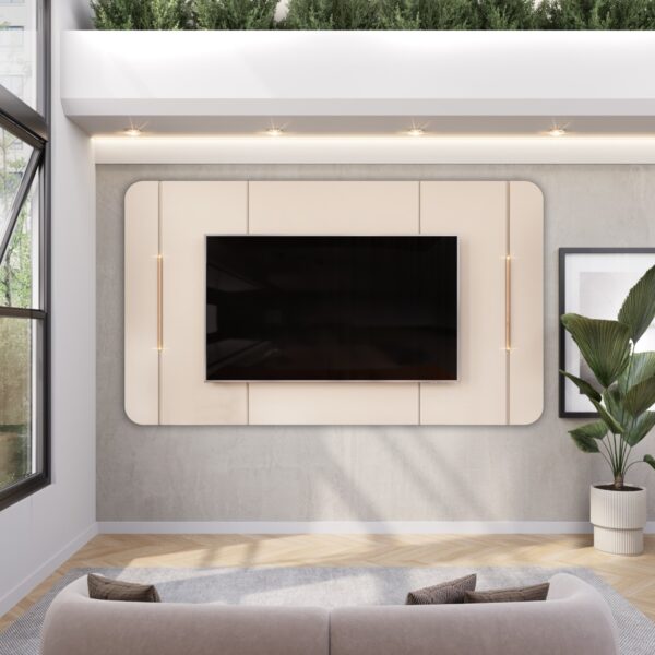 PAINEL ARETA 218cm OFF WHITE 100% MDF