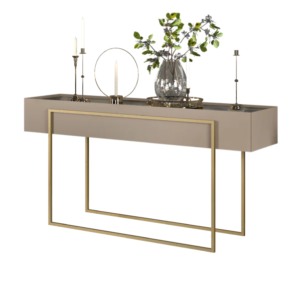APARADOR PILAR 137cm GRIZ 100% MDF - Image 3