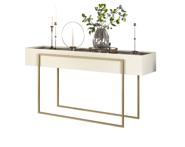 APARADOR PILAR 137cm OFF WHITE 100% MDF - Image 2