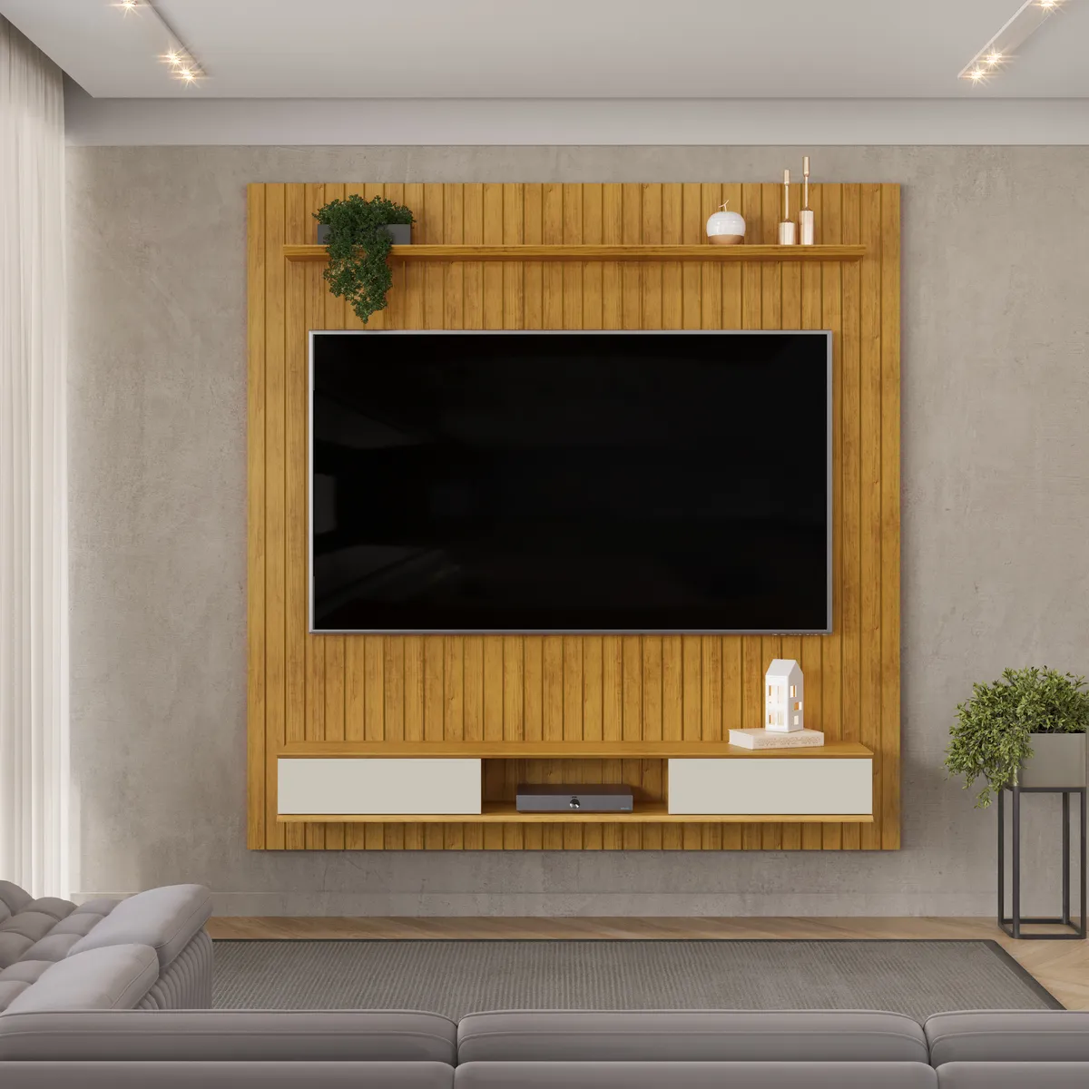 PAINEL LEXUS 179cm BALI/CEDRO 100% MDF