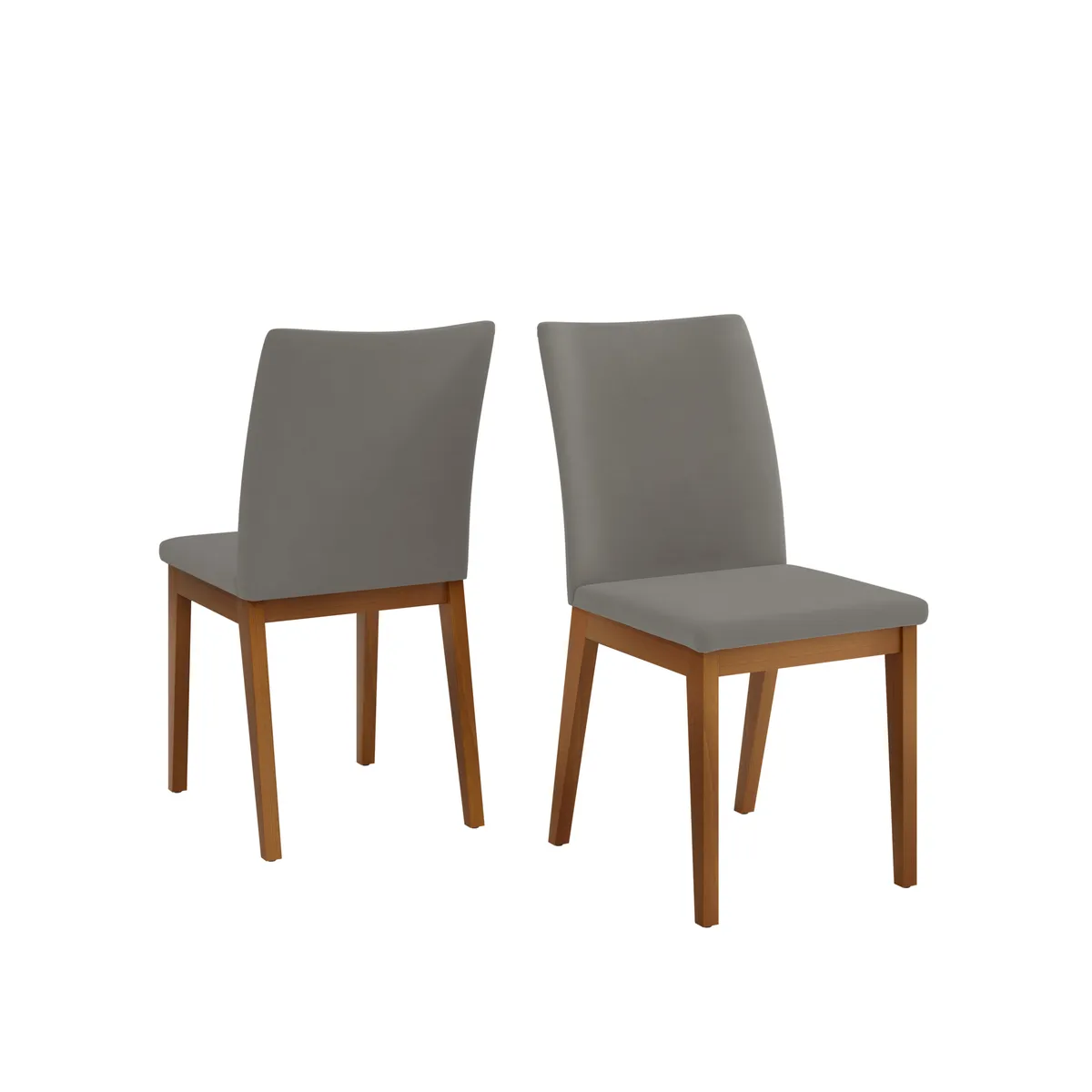 CONJUNTO DE CADEIRA VITORIA (2 UNIDADES) MADEIRA IPE/BOUCLÊ PÉROLA