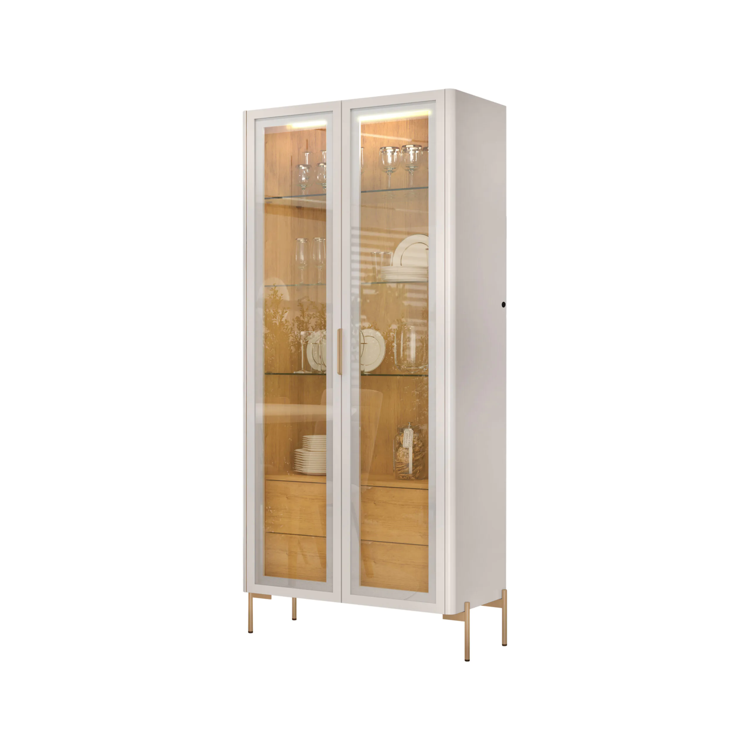 CRISTALEIRA OLIVIA 80cm CEDRO / BALI 100% MDF - Image 4