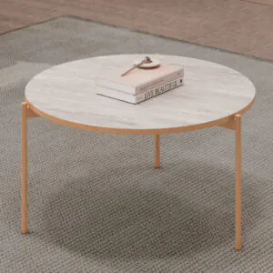 MESA DE CENTRO BELA 69cm QUARTZO 100% MDF