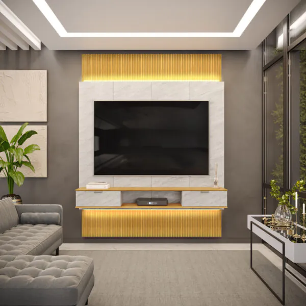 PAINEL EXTENSIVEL HIT 1900 190cm BALI/CEDRO 100% MDF