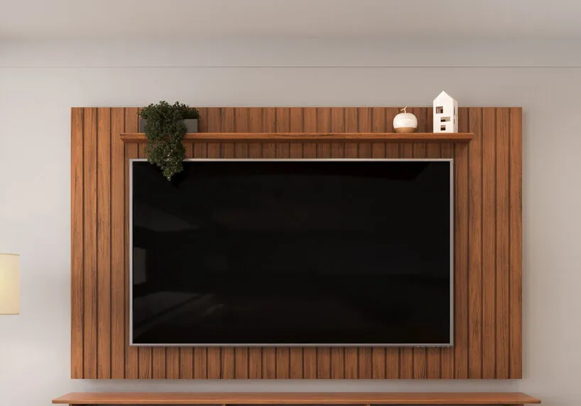 PAINEL LUME 179cm FREIJO/OFF WHITE 100% MDF