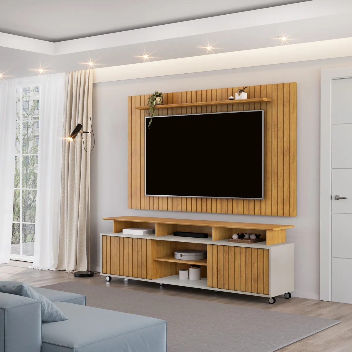 RACK OLIMPIC 180cm CEDRO 100% MDF - Image 2