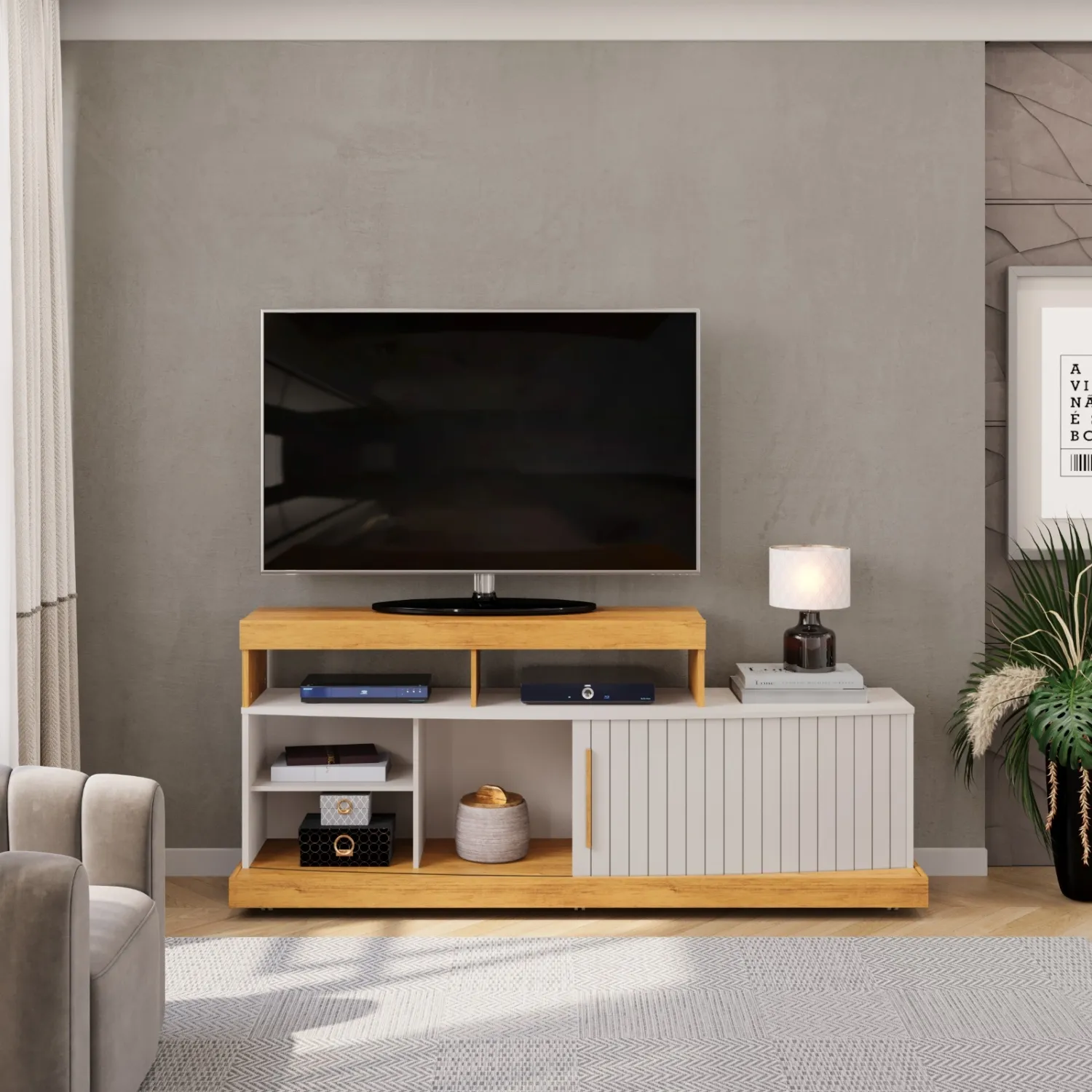 RACK SCALA 160cm CEDRO/BALI 100% MDF