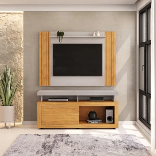 RACK VERANO 136,2cm CEDRO/BALI 100% MDF
