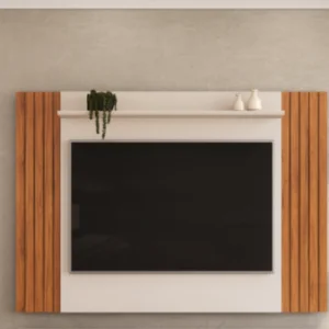 PAINEL TREND 1360-1500-1600cm FREIJO/OFF WHITE 100% MDF