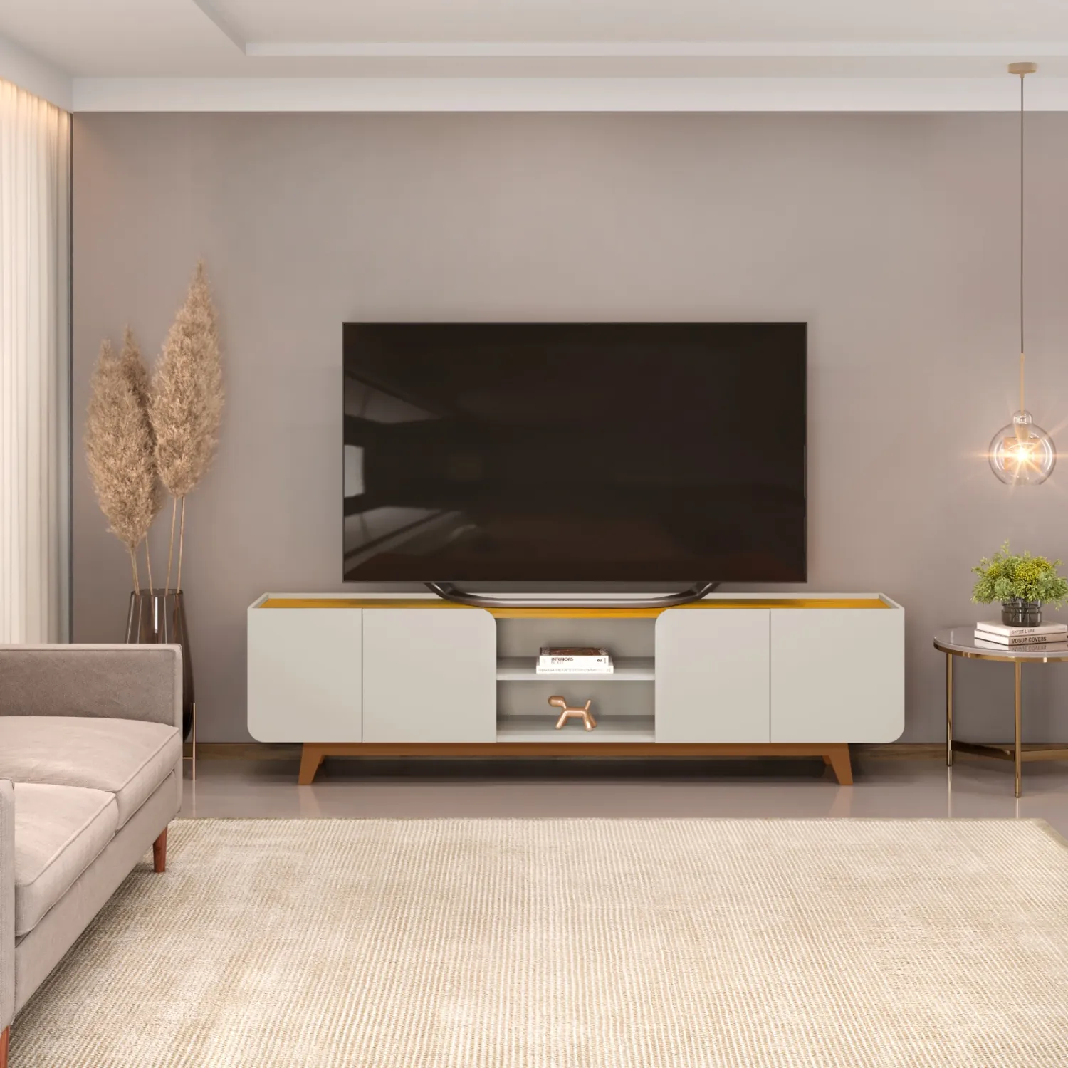 BANCADA NADINE 220cm BALI/CEDRO 100% MDF