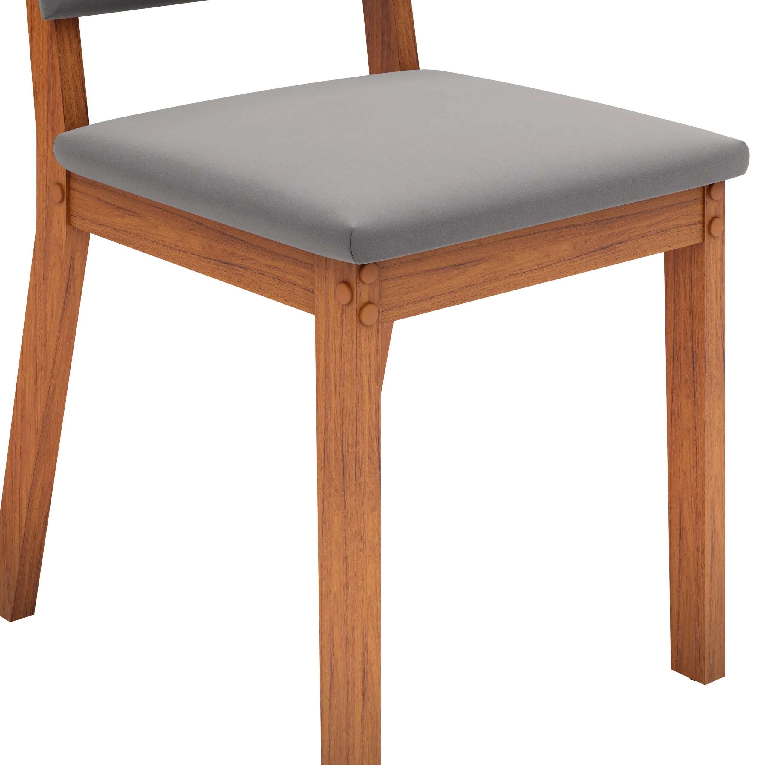 CONJUNTO DE CADEIRA TALIA (2 UNIDADES) FREIJO/VELUDO LUNAR - Image 4