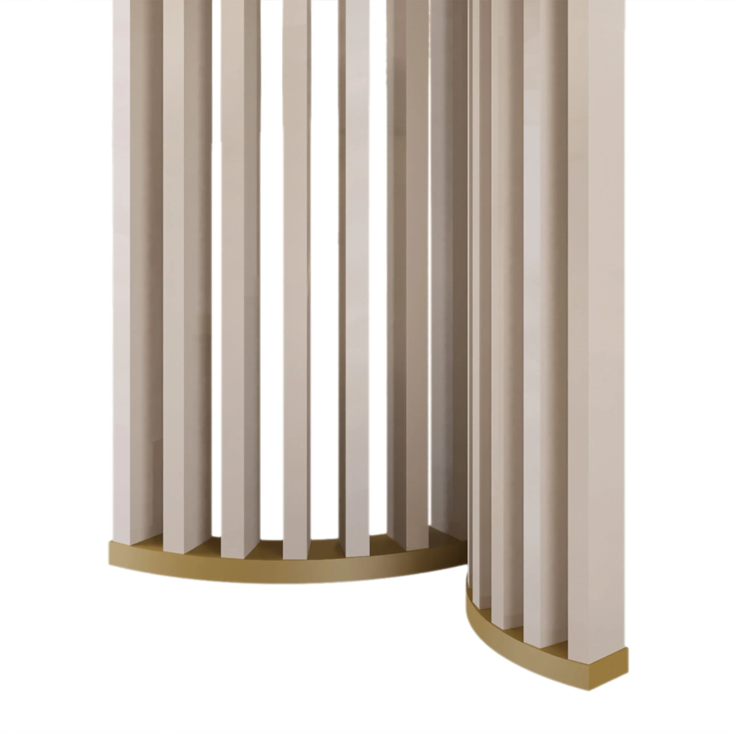 MESA LUMA - TAMPO CHANF. CURVO MAD/VD 1800X1000X30 MM OFF WHITE/OFF WHITE - Image 4