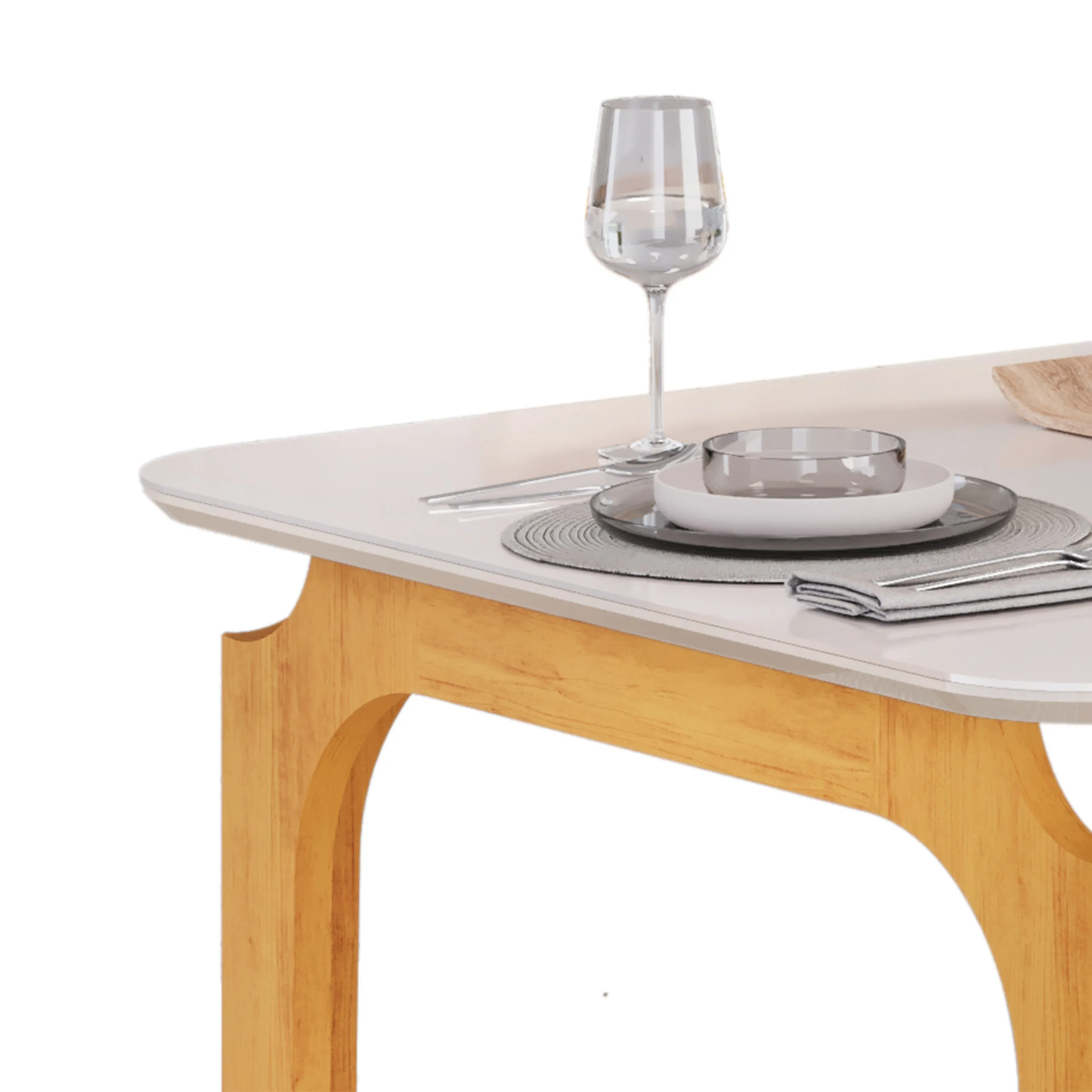 MESA MARINA - TAMPO CHANF. MAD/VD 1200X9000X22MM CEDRO/OFF WHITE - Image 3