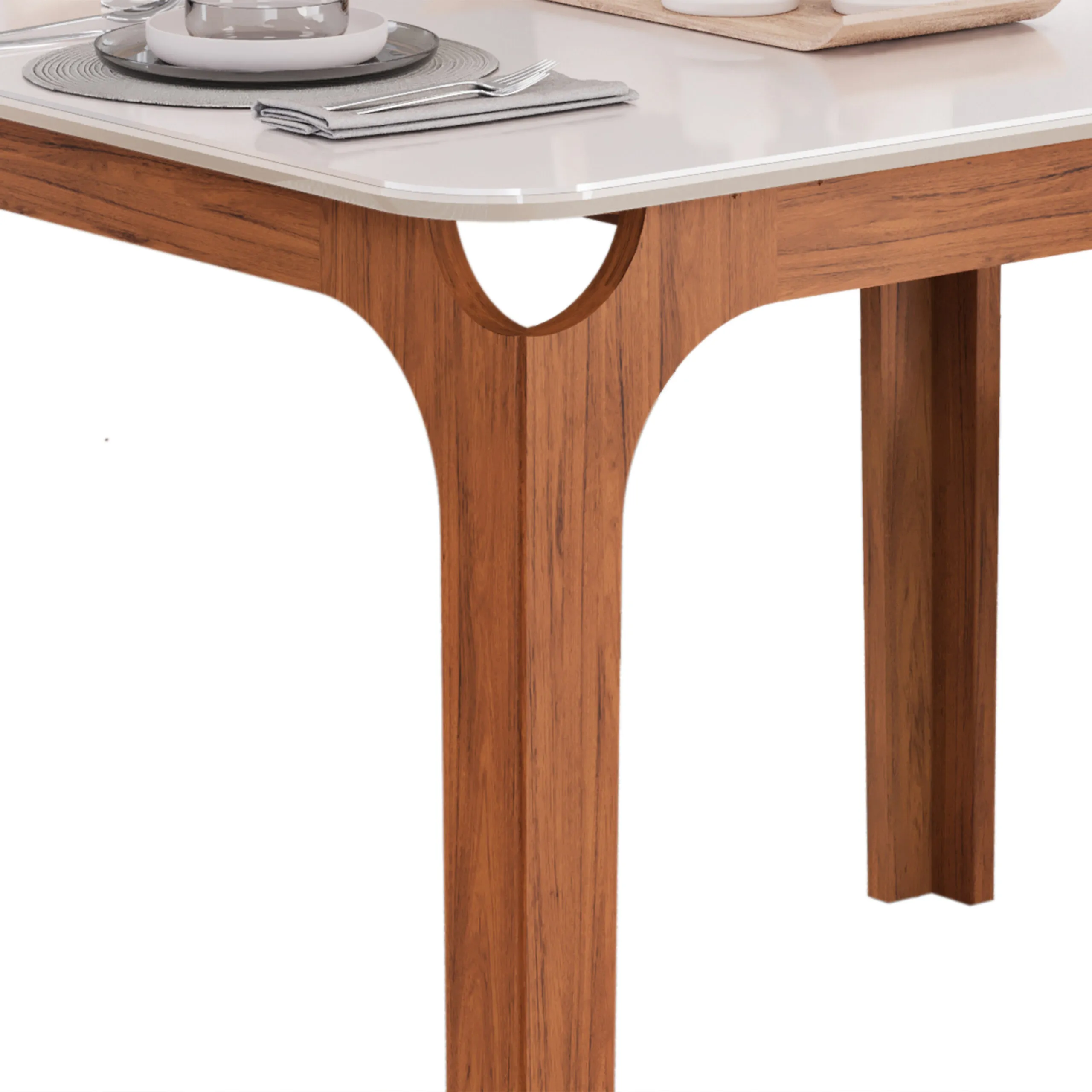 MESA MARINA - TAMPO CHANF. MAD/VD 1200X9000X22MM FREIJO/OFF WHITE - Image 3