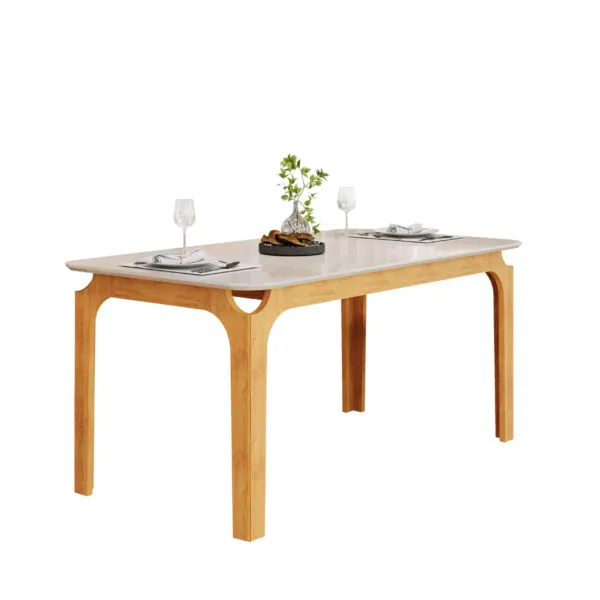 MESA MARINA - TAMPO CHANF. CURVO MAD/VD 1600X800X22MM CEDRO/OFF WHITE - Image 3