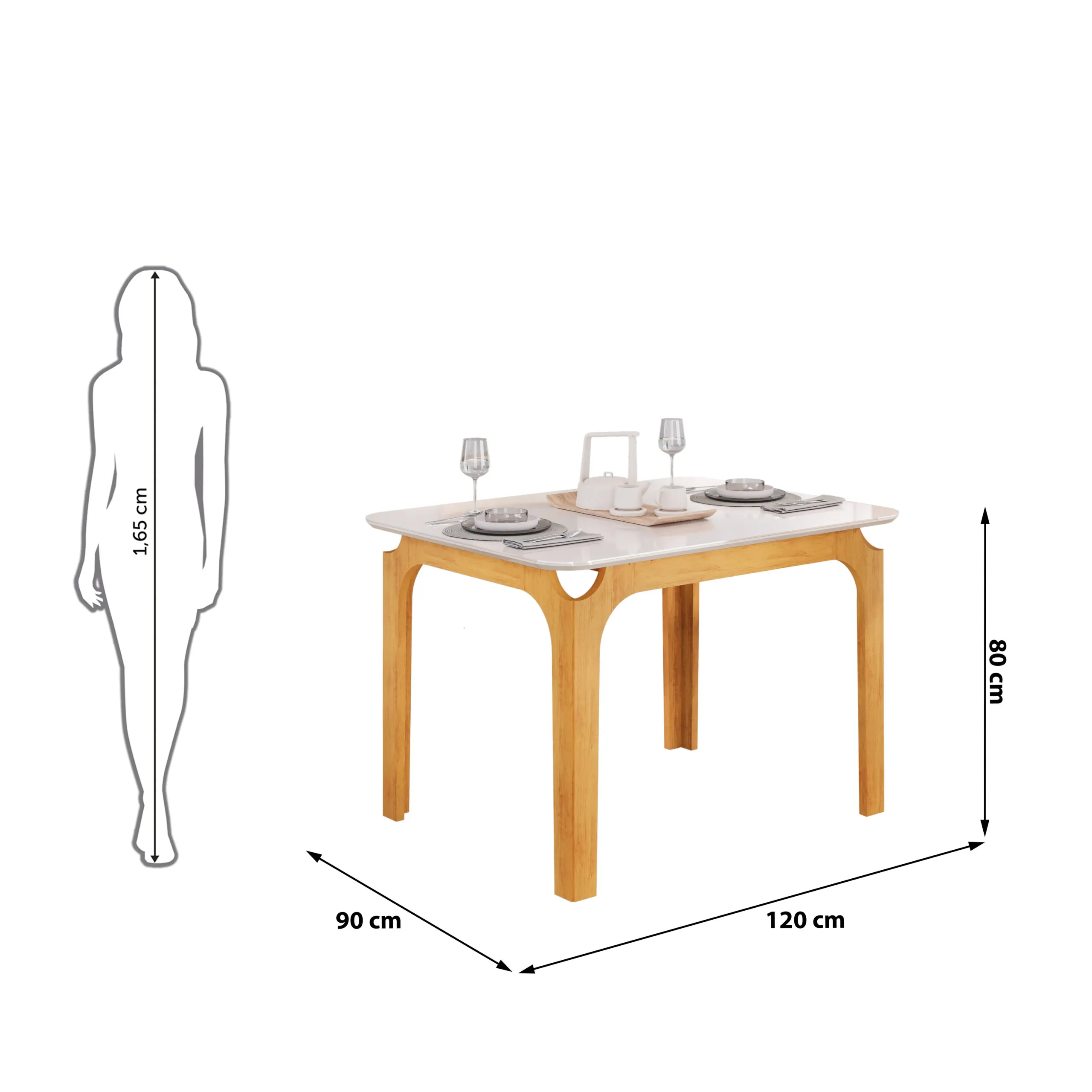 MESA MARINA - TAMPO CHANF. MAD/VD 1200X9000X22MM CEDRO/OFF WHITE - Image 4