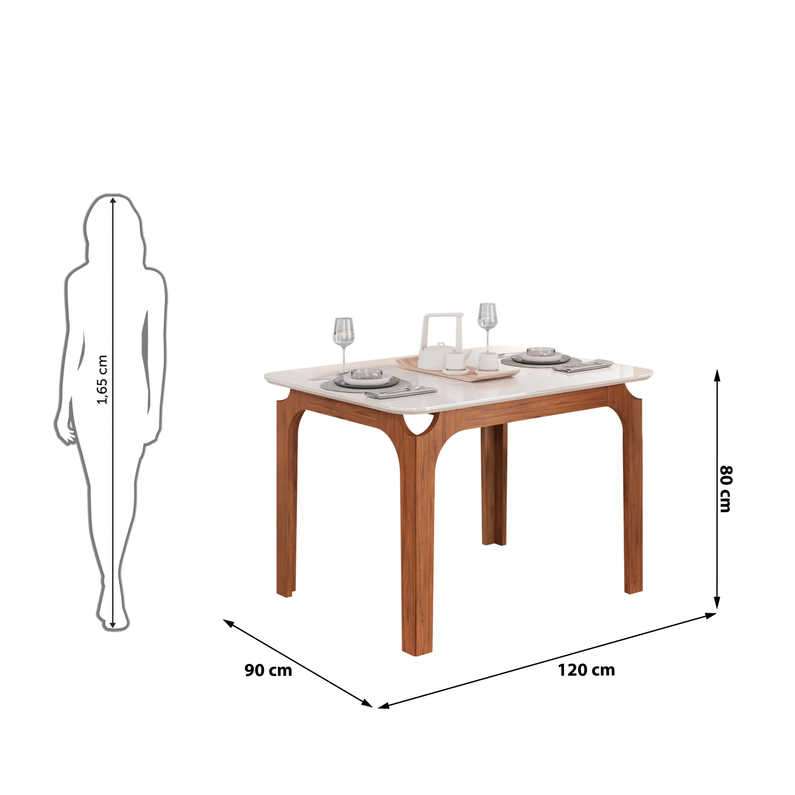 MESA MARINA - TAMPO CHANF. MAD/VD 1200X9000X22MM FREIJO/OFF WHITE - Image 5