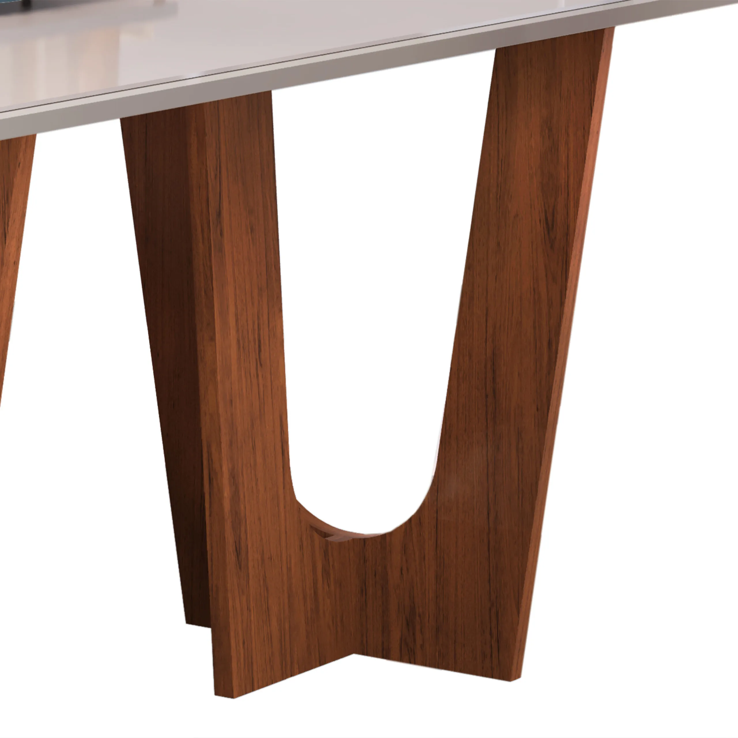 MESA NALA - TAMPO CHANF. MAD/VD 1700X900X30MM FREIJO/OFF WHITE - Image 5