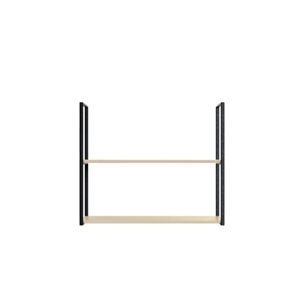 NICHO METAL 80 CM C/ 2 PRATELEIRAS